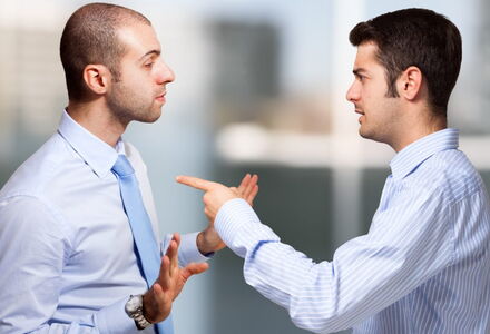 zwei schwierige Gesprächspartner